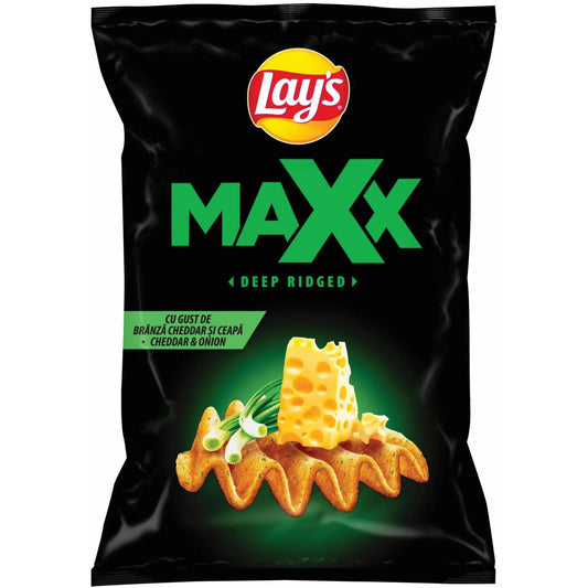 Lay's Maxx Chedar si Ceapa 115 g