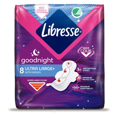 Libresse Ultra Goodnight 8 Absorbante