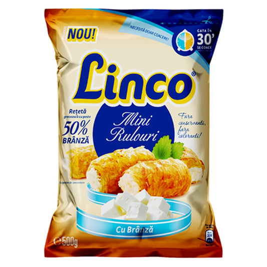 Linco Minirulouri cu Branza 500 g ❄