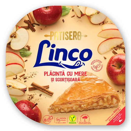 Linco Patisero Placinta Mere si Scortisoara 800 g ❄