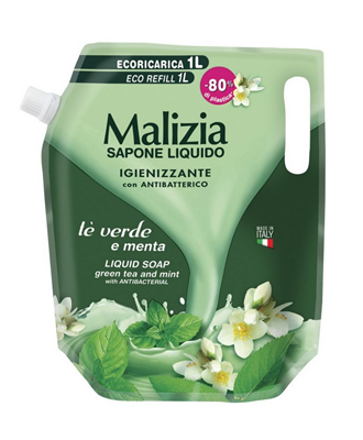 MALIZIA Rezerva Sapun Lichid cu Ceai Verde 1 L