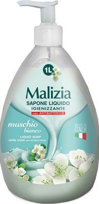 MALIZIA Sapun Lichid cu Parfum de Mosc Alb 1 L