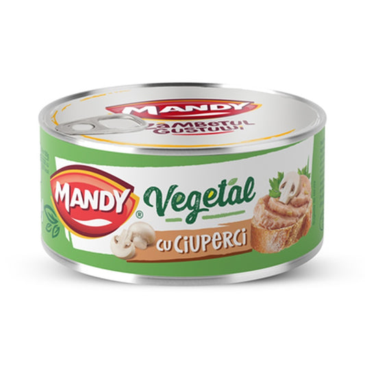MANDY Pasta Vegetala cu Ciuperci  120 g
