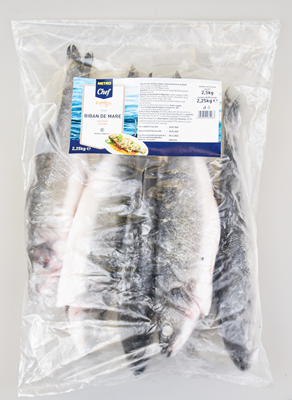 Chef Biban de Mare Calibru 400-600 g 2,25 Kg ❄