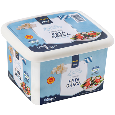 Chef Branza Feta Cuburi 800 g