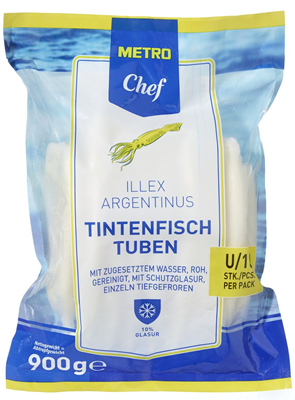 Chef Calamar tub U10 900g ❄