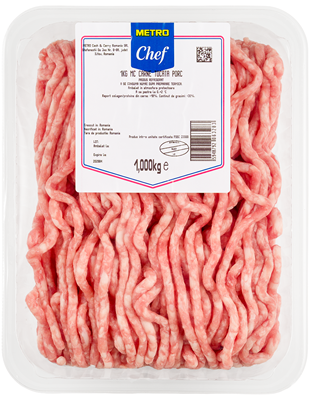 Carne Tocata Porc Ambalata in Tavita 1 Kg