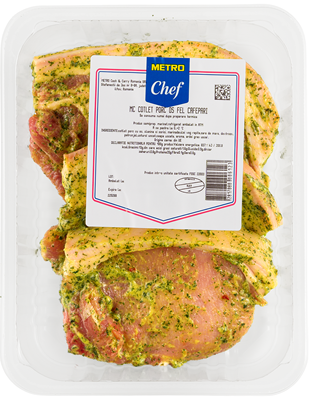 Chef Cotlet Porc cu Os Feliat Marinat Cafe de Paris