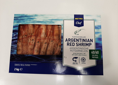Chef Creveti Argentina L2 2 Kg ❄