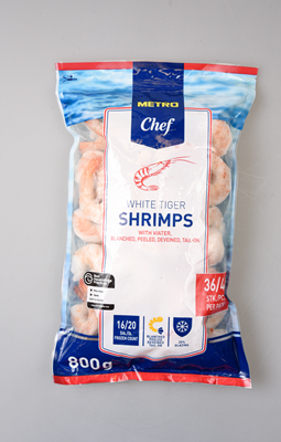 Chef Creveti Blansati Decorticati Eviscerati Calibru 16 / 20 800 g ❄