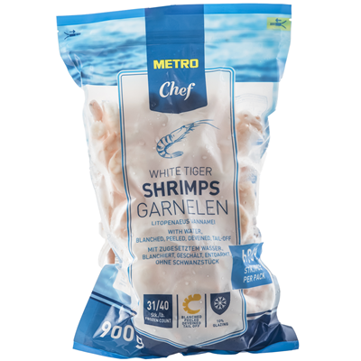 Creveti Cruzi PTO Calibru 31-40 800 g ❄