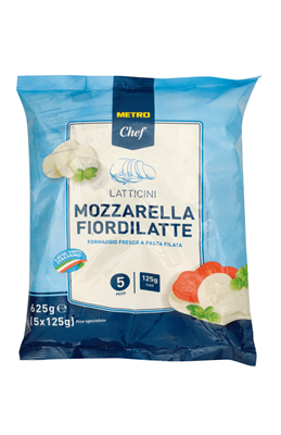 Chef Mozzarella Fiordilatte 5 x 125 g