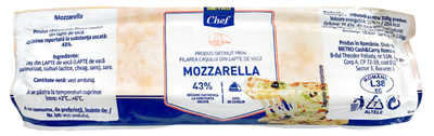 Chef Mozzarella cca. 1 Kg