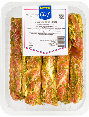 Chef Piept Porc Dezosat Feliat Marinat Cafe de Paris