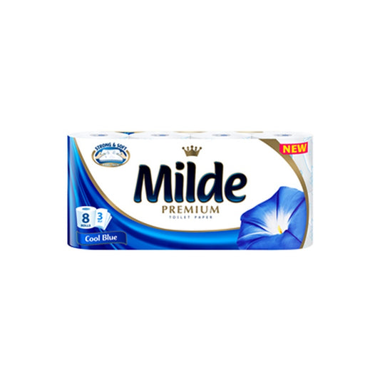 MILDE Hartie Igienica Cool Blue 8 role