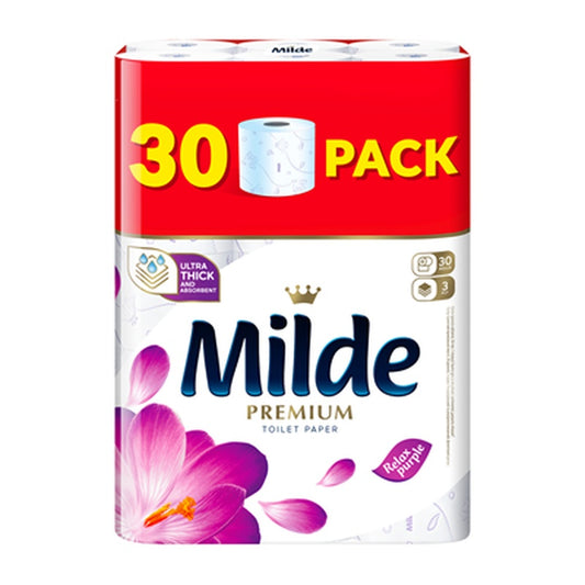 MILDE Hartie Igienica Relax Purple 30 role