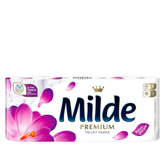 MILDE Hartie Igienica Relax Purple 8 role