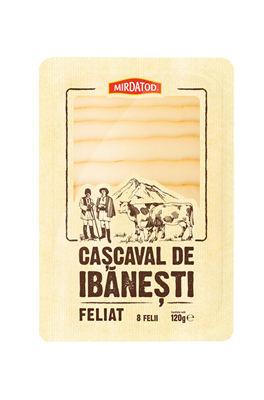 MIRDATOD Cascaval de Ibanesti Felii 120 g