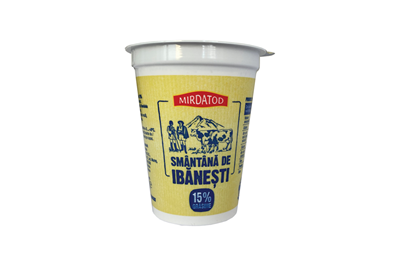 MIRDATOD Smantana de Ibanesti 15% grasime 400 g