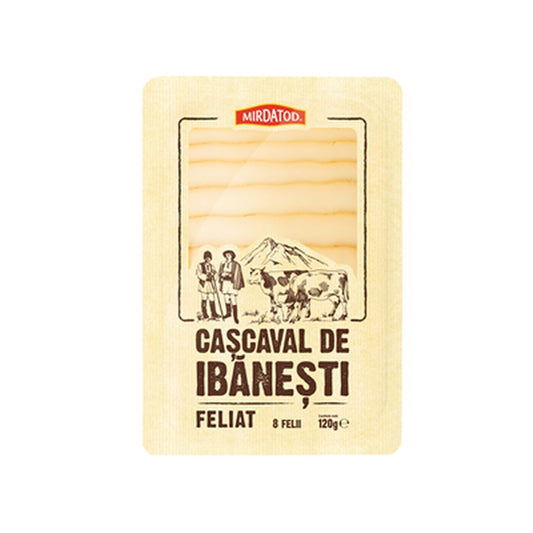 MIRDATOD Cascaval de Ibanesti Felii 120 g