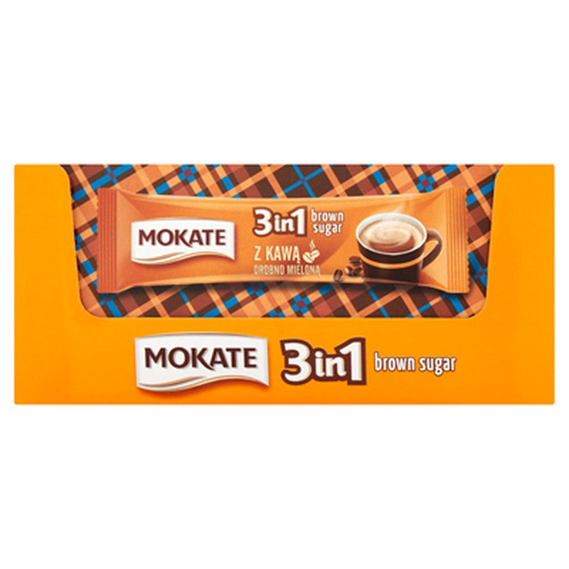 MOKATE Bautura Instant 3in1 cu Zahar Brun 17 g