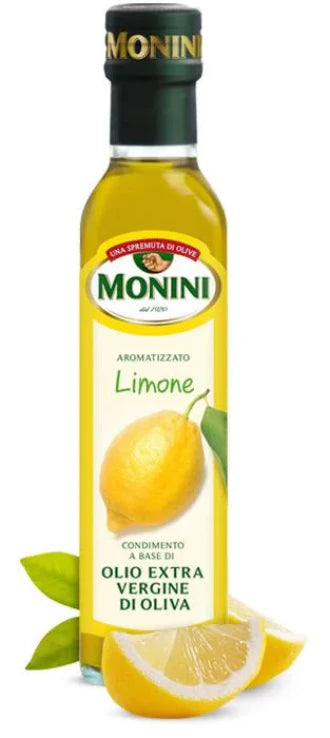 MONINI Condiment cu Ulei Extravirgin Aromatizat Lamaie 250 ml - WALTI