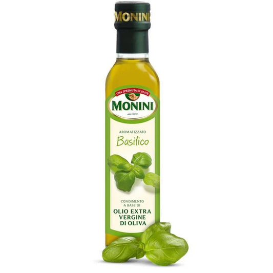 MONINI Condiment cu Ulei Extravirgin Aromatizat Busuioc 250 ml