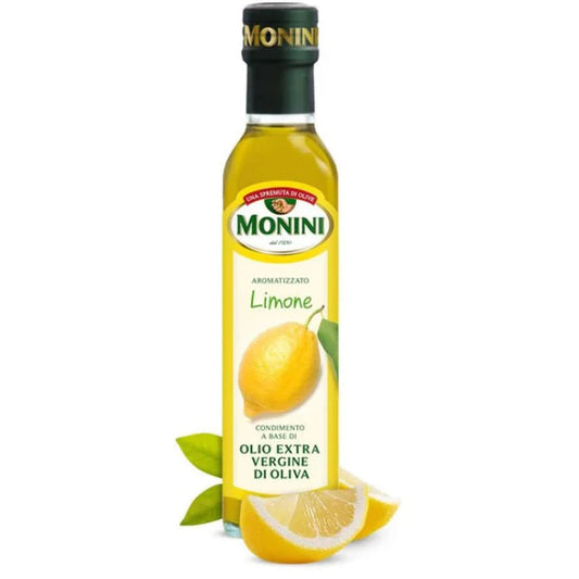 MONINI Condiment cu Ulei Extravirgin Aromatizat Lamaie 250 ml
