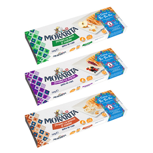 MORARITA Strudel cu Mar si Stafide 500 g