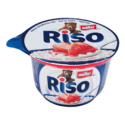 MULLER Orez cu Lapte si Capsune 200 g