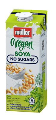 MULLER Vegan Bautura Soia fara Zahar 1 L