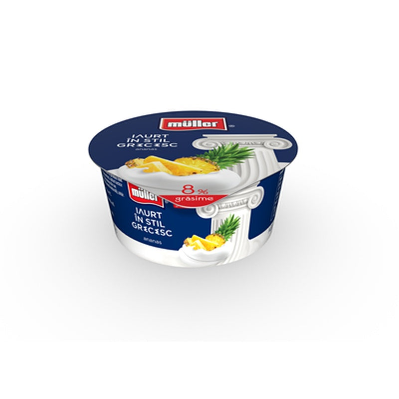 MULLER Iaurt Stil Grecesc cu Ananas 8% 140 g