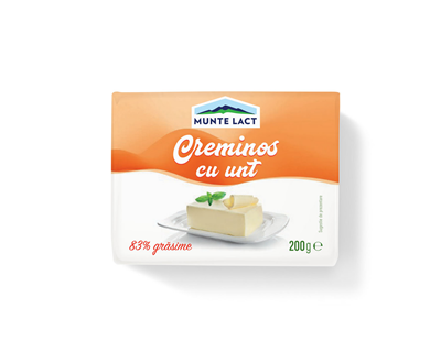 MUNTE LACT Creminos cu Unt 83% 200 g