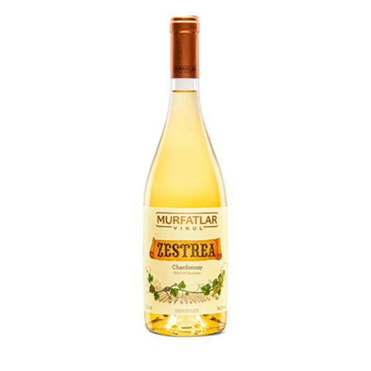 MURFATLAR ZESTREA Chardonnay Vin Alb Demidulce SGR 0,75 L