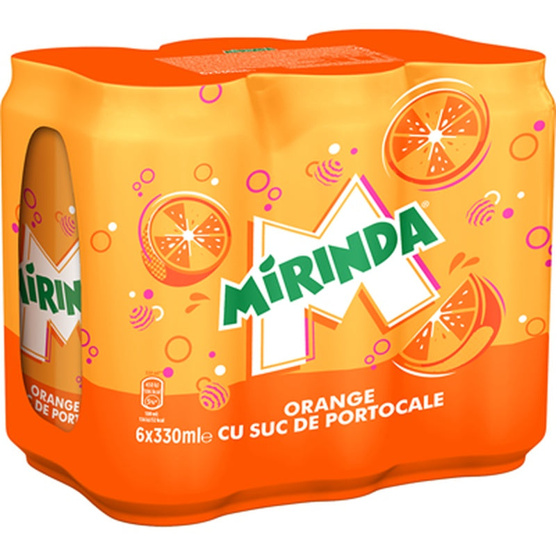 MiRiNDA Bautura Carbogazoasa Portocale SGR 0,33 L