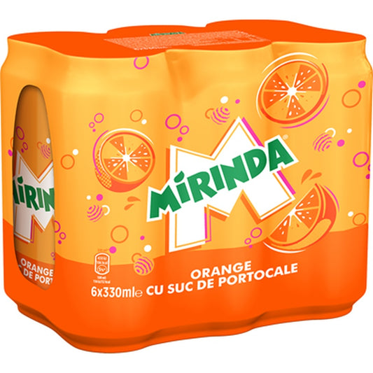 MiRiNDA Bautura Carbogazoasa Portocale SGR 0,33 L