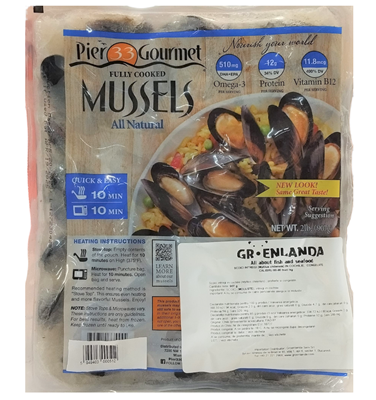 Midii Pasteurizate 60-80 907 g ❄