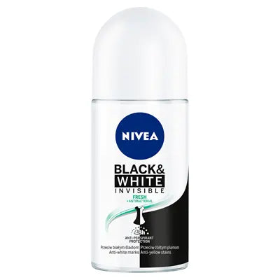 NIVEA Deodorant Roll-On Black & White Fresh 50 ml - WALTI