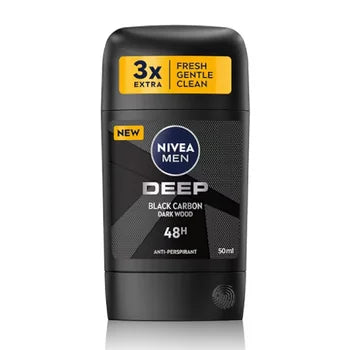 NIVEA Deodorant Stick Masculin Carbune 50 ml - WALTI