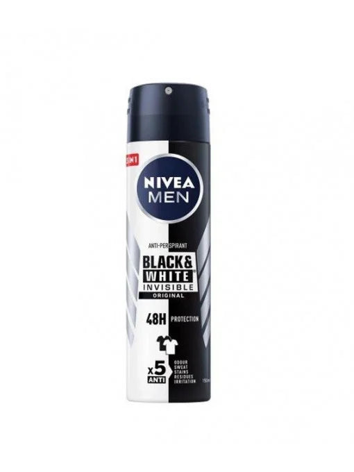 NIVEA Men Black & White Deodorant Spray 250 ml - WALTI
