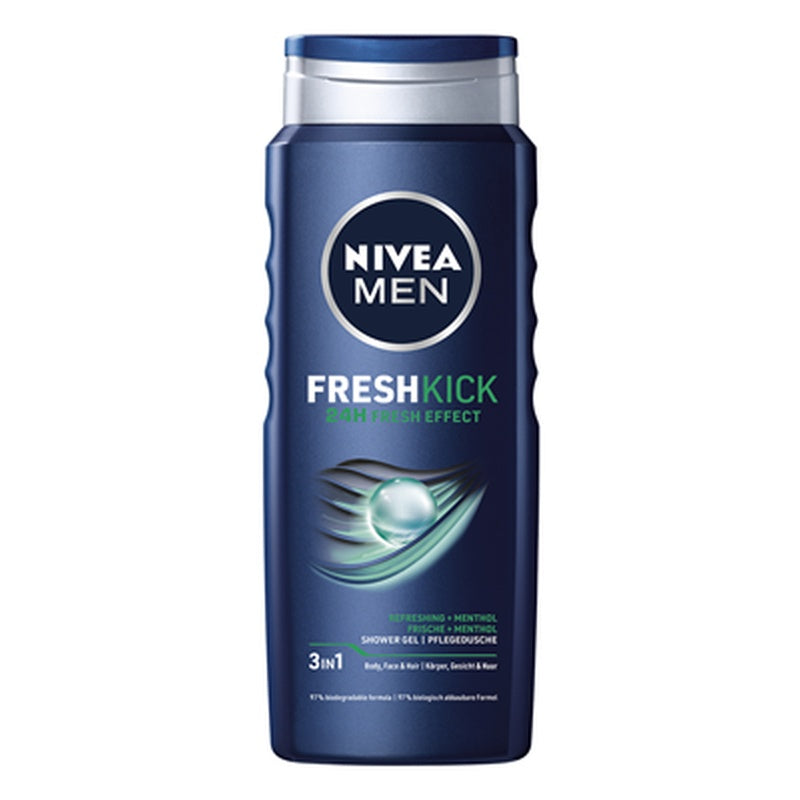 NIVEA Men Fresh Kick Gel Dus 500 ml