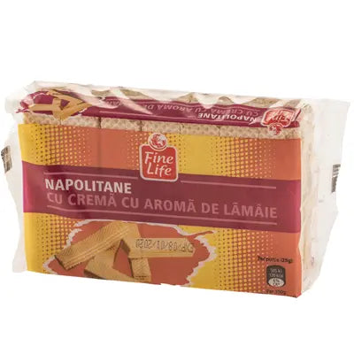 Fine Life Napolitane cu Crema de Lamaie 175 g - WALTI