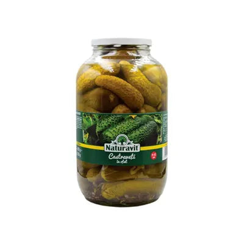 Naturavit Castraveti in Otet Calibru 9-12 cm 4100 g