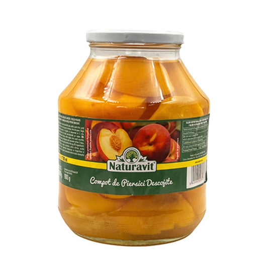 Naturavit Compot de Piersici Decojite 1,600 Kg