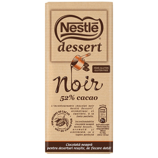 Nestle Ciocolata 52% Cacao pentru Deserturi 205 g