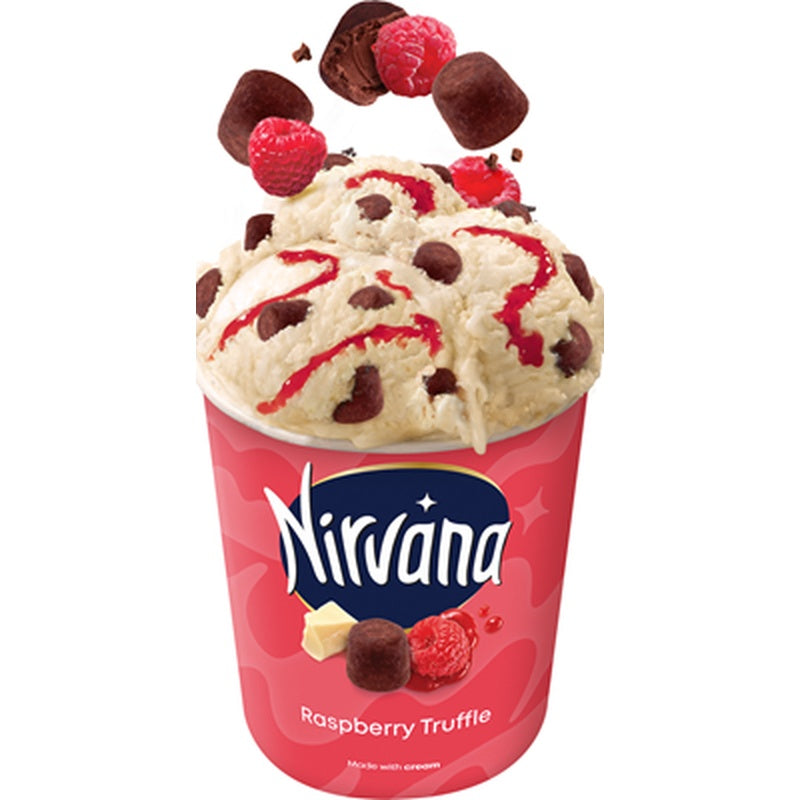 Nirvana Inghetata cu Zmeura si Trufe 313 g