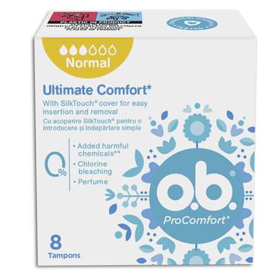OB Procomfort 8 Tampoane Flux Normal