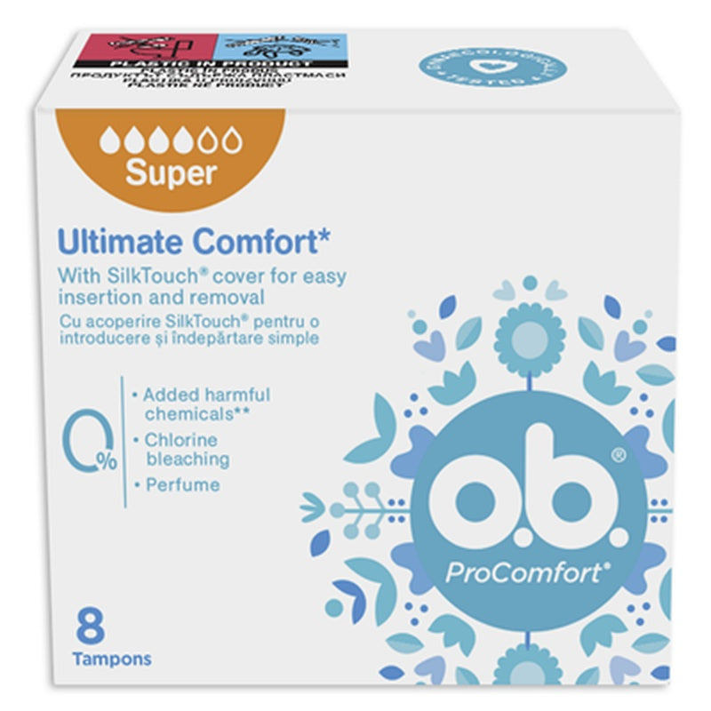 OB Procomfort 8 Bucati Tampoane Super