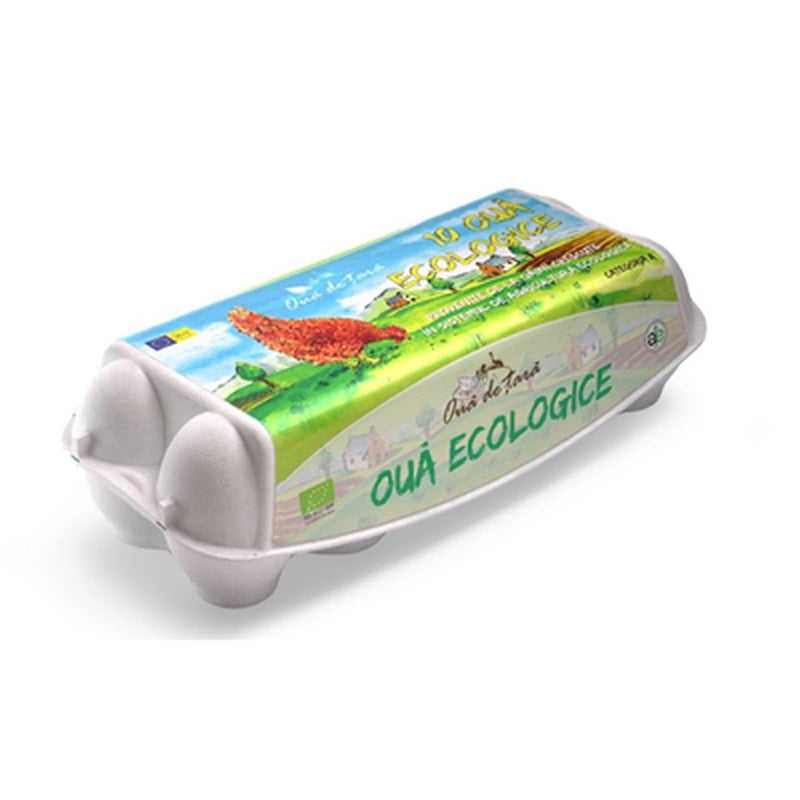 OUA DE TARA Oua Ecologice Marimea M 10 bucati