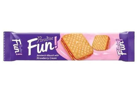 PARADISE Fun Biscuiti Capsuni 60 g - WALTI